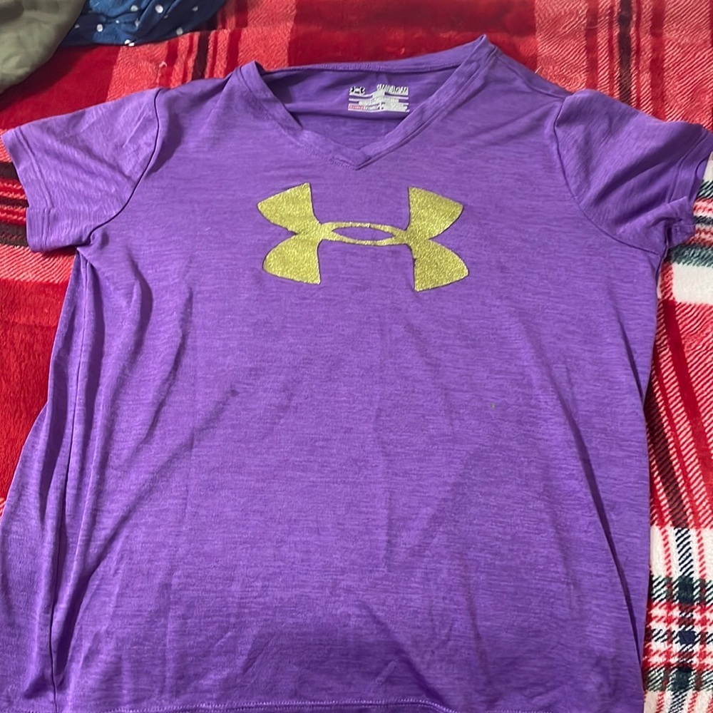 PURPLE UNDER ARMOUR (Youth Medium!)